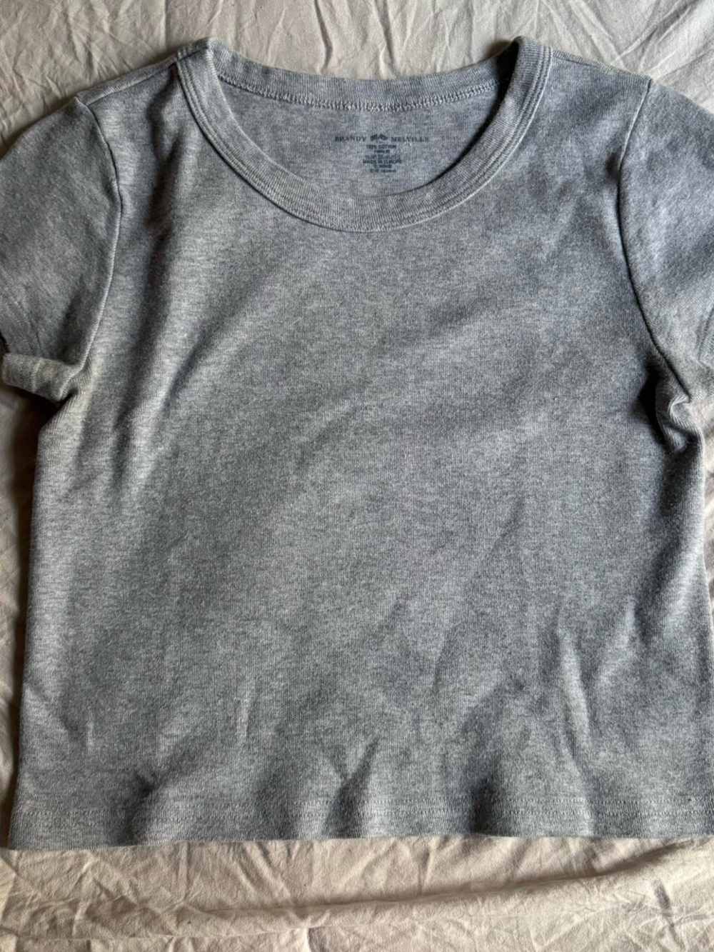 Brandy Melville Heather Gray Short Sleeve Tee